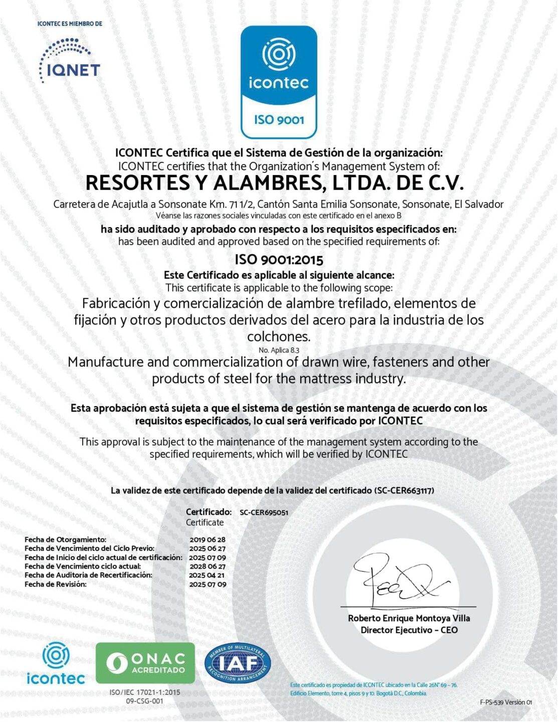 resortes y alambres, ltda. renov. 2025 web page 0001