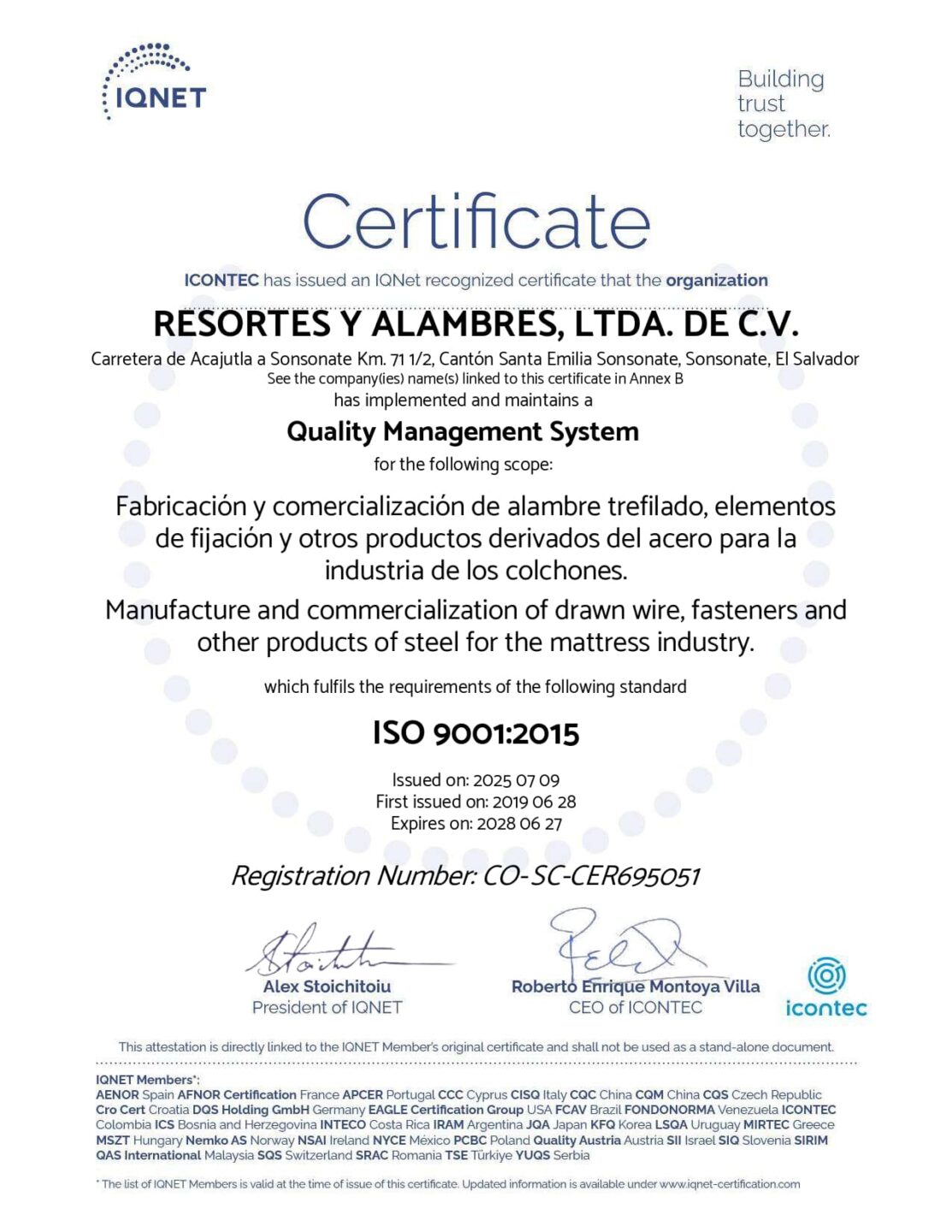 resortes y alambres, ltda. renov. 2025 web page 0002